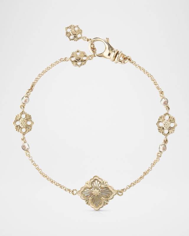 18K Yellow Gold Opera Tulle Mother-of-Pearl Bracelet